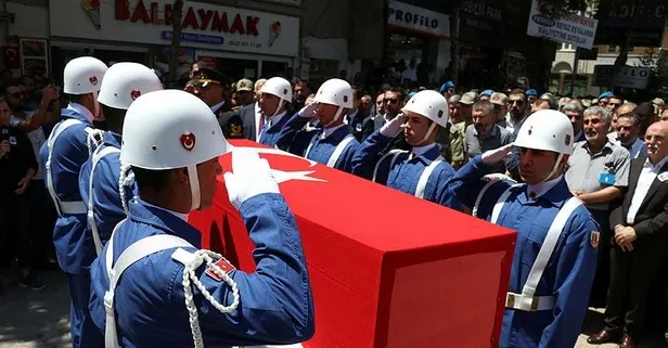 Elazığ'da şehidi binler uğurladı