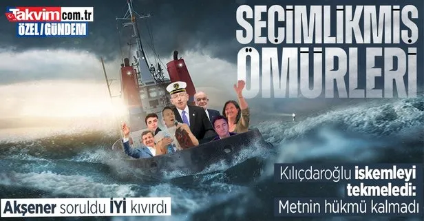8’linin ömrü seçimlikmiş! Kılıçdaroğlu Mutakabat Metni’nin hükmü kalmadı dedi: İYİ Parti sorusuna kaçamak yanıt