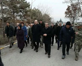 Bakan Soylu, deprem bölgesinde inceleme yaptı