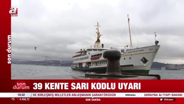 Meteoroloji Sarı kodla 39 ili uyardı ⛈ Bugün - Yarın HAVA DURUMU nasıl? 🌧 Yağmur var mı?