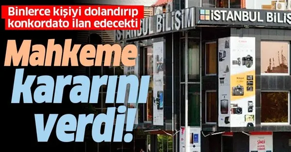 Son Dakika Konkordato Talep Eden Istanbul Bilisim Le Ilgili Mahkeme Iflas Karari Verdi Takvim