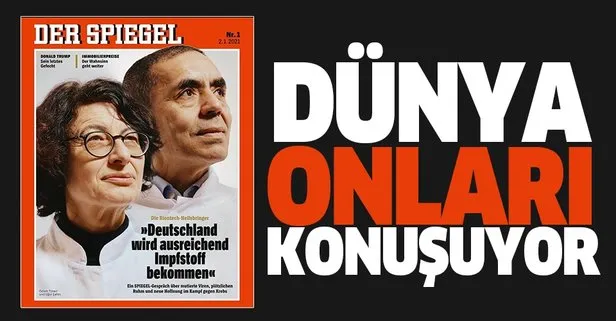 Prof. Dr. Uğur Şahin ve Özlem Türeci Der Spiegel’in kapağında