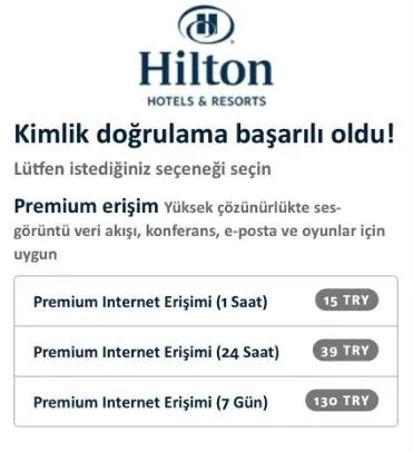Otellerde Her Sey Ekstra Takvim