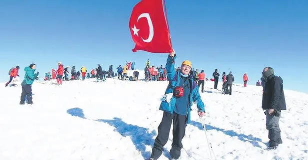 Engelsiz zirve!  Avukat Mustafa Kılıçarslan en yüksek dağları hedefine yerleştirdi: Rota Cilo Dağı...