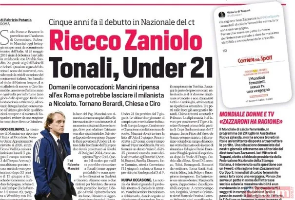 Mancini’den Zaniolo kararı!
