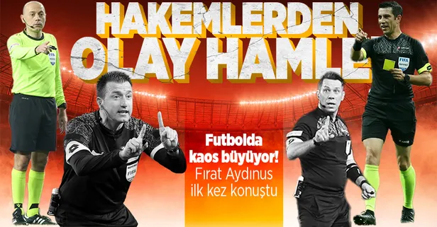 MHK'nın üstünü çizdiği 13 hakemden flaş hamle! Cüneyt Çakır, Fırat Aydınus ve diğer isimler...