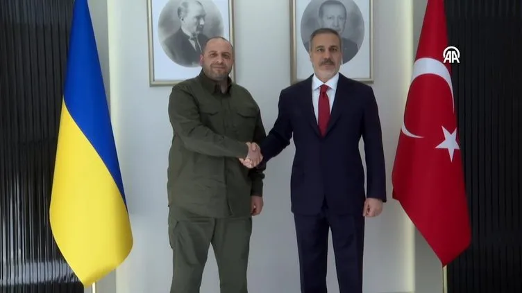 İZLE I Dışişleri Bakanı Hakan Fidan, Ukrayna Savunma Bakanı Umerov ile görüştü!