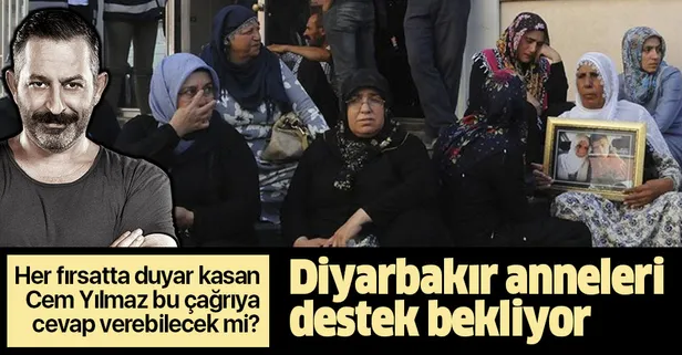 Diyarbakır annelerinden sanatçılara destek çağrısı! Her fırsatta duyar kasan Cem Yılmaz bu çağrıya cevap verebilecek mi?