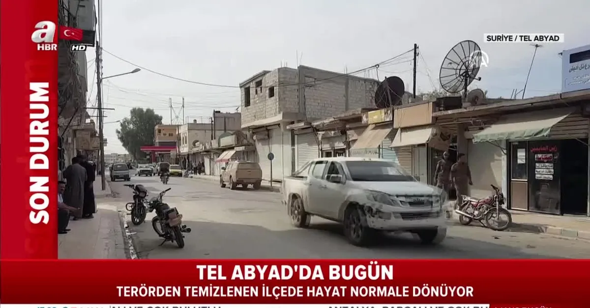 Tel Abyad'da yaşam normale dönüyor