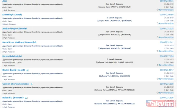 Hastane işçi alım kadroları! 20 Ocak 2023 Hastanelere en az ilköğretim mezunu sınavsız personel ve işçi alımı başvuru şartları nedir? - 4