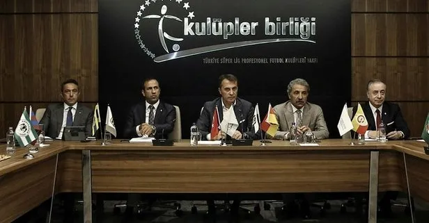 Kulüpler Birliği’nden Galatasaray mesajı!