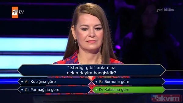 Kenan İmirzalıoğlu sordu, Kim Milyoner Olmak İster'de Yeşilçam rüzgarı esti! Neşeli Günler, Münir Özkul ve Adile Naşit... - 39