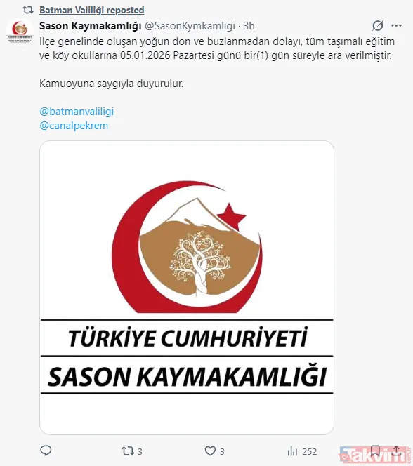 Valilik listeyi duyurdu! 5 Ocak 2026 kar tatili olan iller son dakika: Ankara, Van, Batman, Şanlıurfa... - 11