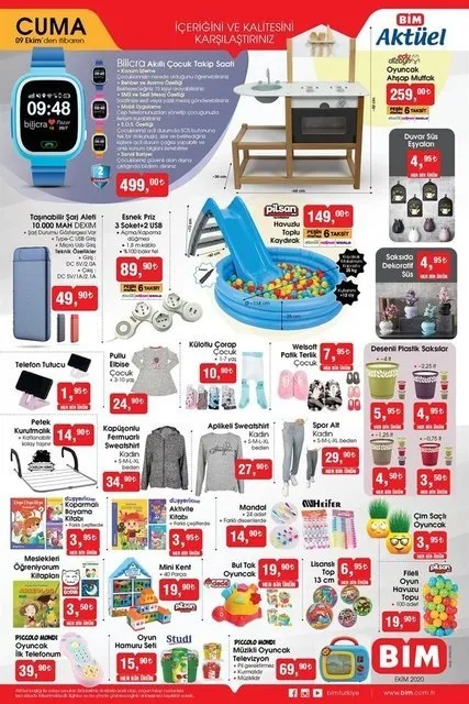 Bim Aktuel 9 Ekim Firsatlari Bim Aktuel Urunler Katalogu Tanitildi Kablosuz Supurge Buharli Utu Yogurt Makinesi Takvim