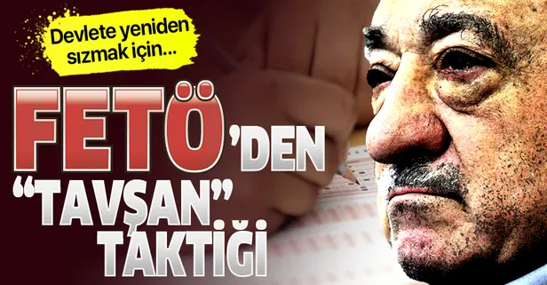 FETÖ'den devlete yeniden sızmak için 'tavşan aday' taktiği