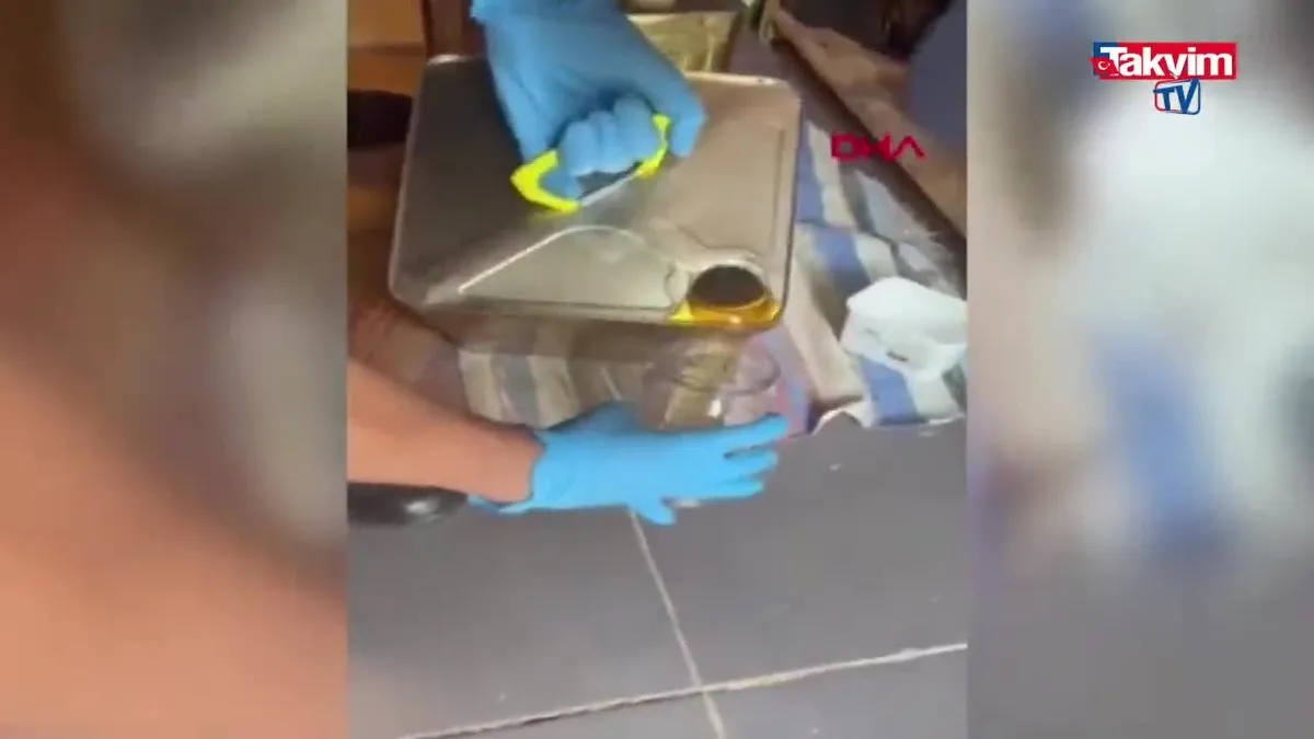1 ton sahte bal ele geçirildi