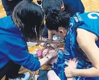 Bodrum Basketbol maçında ortalık karıştı! Oyuncular arasında yaşanan gerginlik hastanede bitti