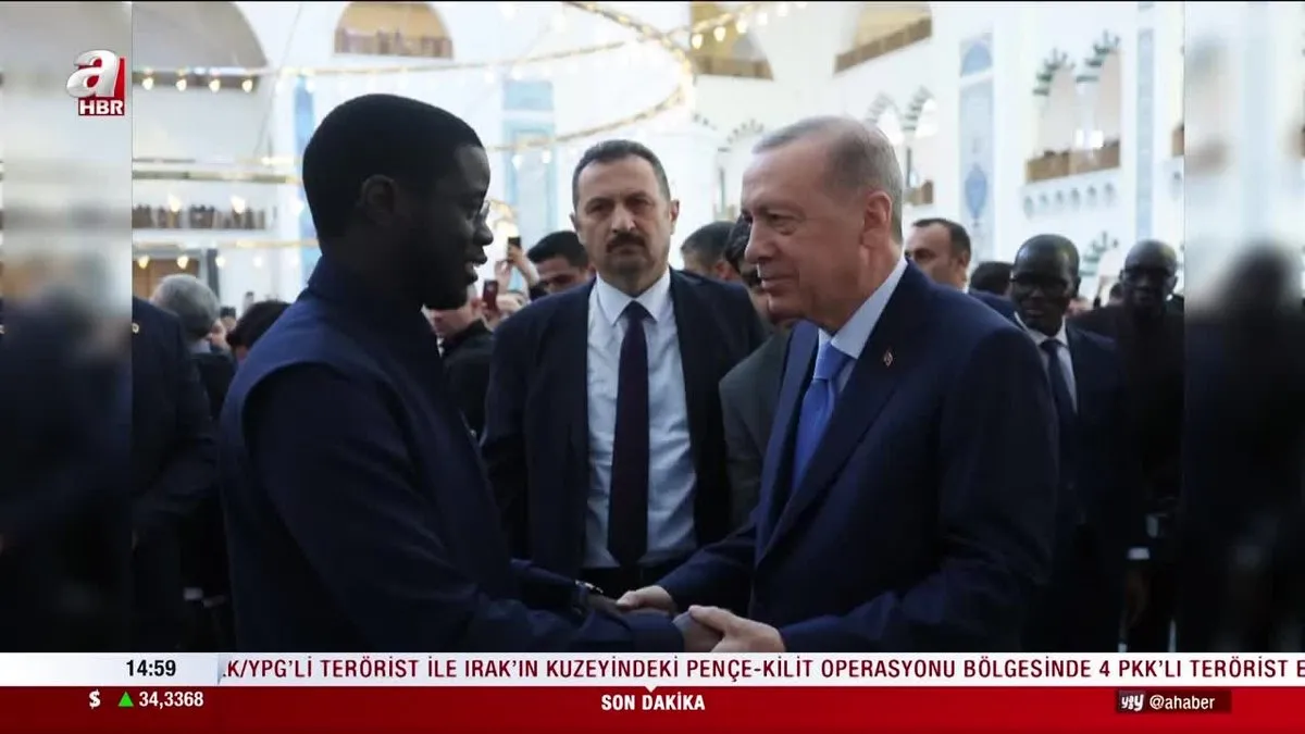 Başkan Erdoğan, cuma namazını Büyük Çamlıca Camisi'nde kıldı