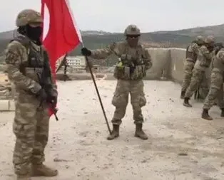 Raco’ya Türk bayrağı dikildi