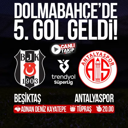 Beşiktaş - Antalyaspor | Süper Lig maçı CANLI