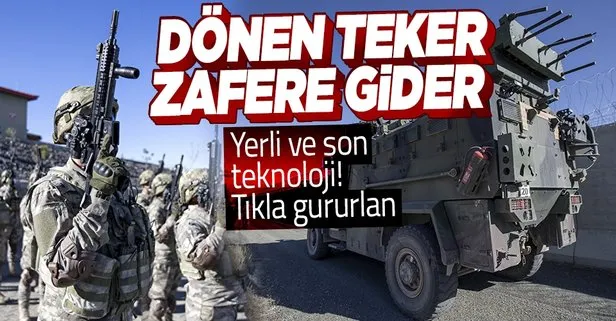 Yerli ve milli üretim silahlar Mehmetçiğin gücüne güç katıyor