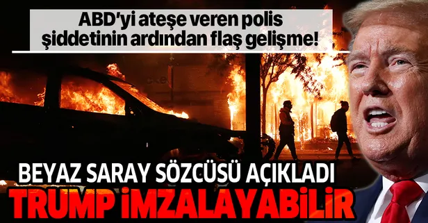 Beyaz Saray Sözcüsü McEnany açıkladı: Trump, polis teşkilatı reformu kararnamesi imzalayabilir
