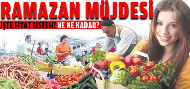 Ramazan müjdesi