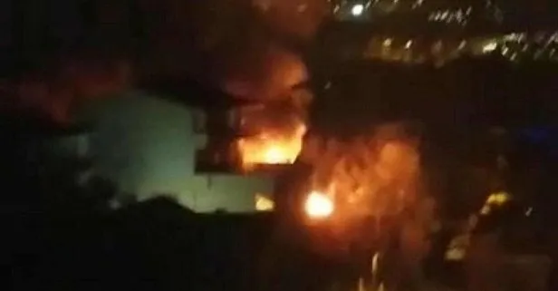 Son dakika: İstanbul Sarıyer’de korku dolu anlar! Tek katlı gecekondu alev alev yandı