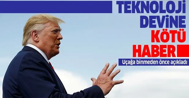 ABD Başkanı Trump'tan Huawei'ye kötü haber