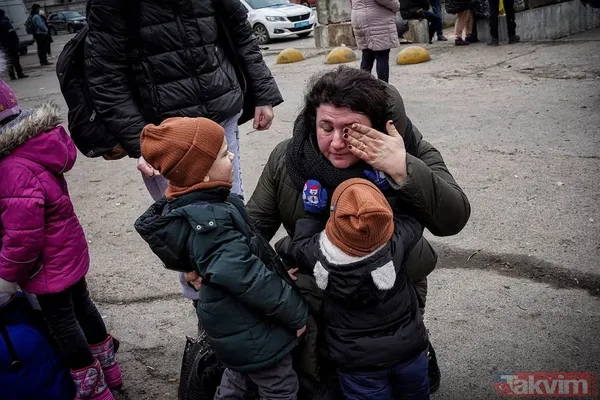 Rusya Ukrayna savaşında 13. gün! Savaştan çarpıcı kareler - 9