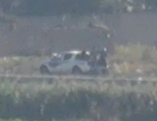 Son dakika: YPG/PKK'lı teröristlerin Kamışlı'daki konvoyu görüntülendi