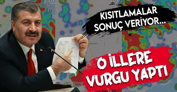 Sağlık Bakanı Fahrettin Koca o illere vurgu yaptı! Koronavirüs kısıtlamaları sonuç veriyor... İşte İzmir Hatay Adana Samsun’da son durum