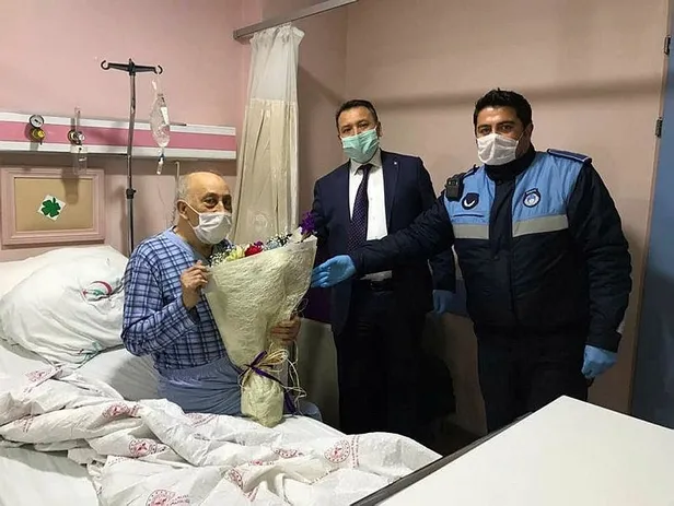 Kibarca verdiği siparişle tanınan Burhan Kılıçkını'na hastanede ziyaret-1