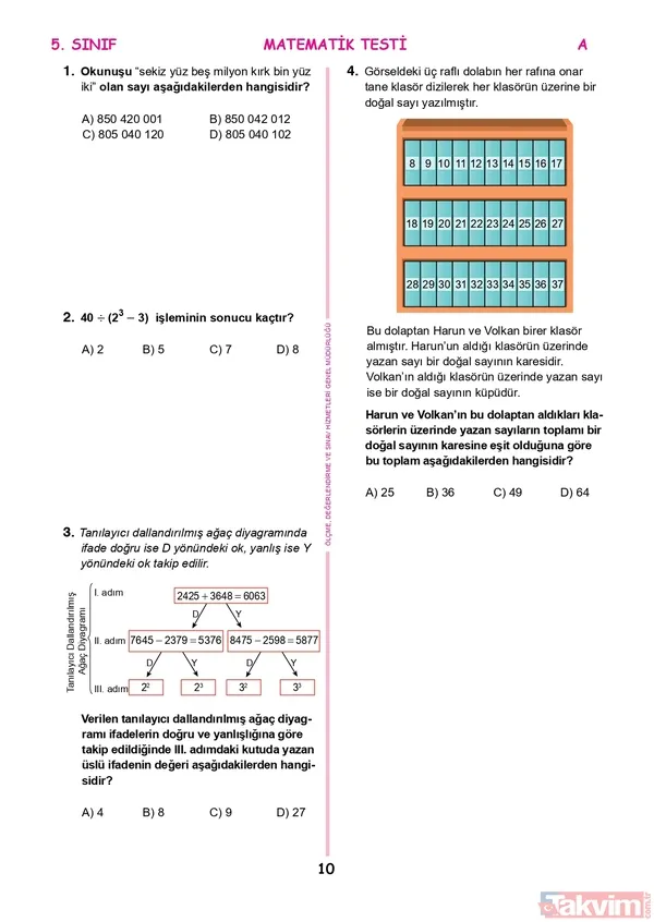 2022 İOKBS Bursluluk 5.6.7.8.9.10.11. sınıf SORU VE CEVAPLARI PDF İNDİR! meb.gov.tr: İOKBS A-B-C-D sözel- sayısal soru kitapçığı FULL! Türkçe, Matematik, Coğrafya, Tarih... - 10