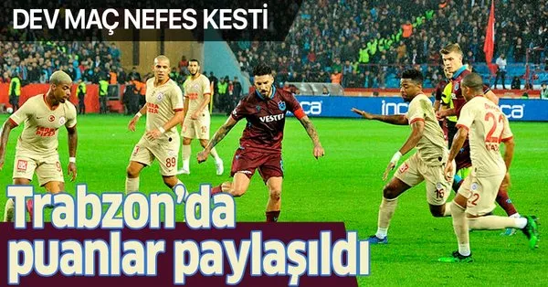 Trabzonspor 1 1 Galatasaray Mac Sonucu Takvim