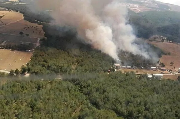 İzmir'de korkutan yangın!