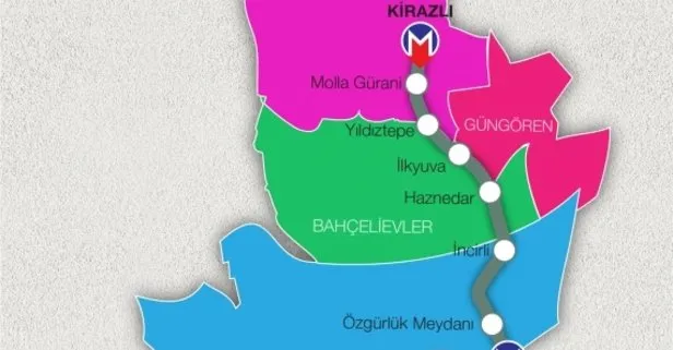 Bakırköy metro hattı nerelerden geçiyor? Bakırköy-Kirazlı metro hattı GÜZERGAHI ve DURAKLARI: M1, M9, Marmaray, İDO...