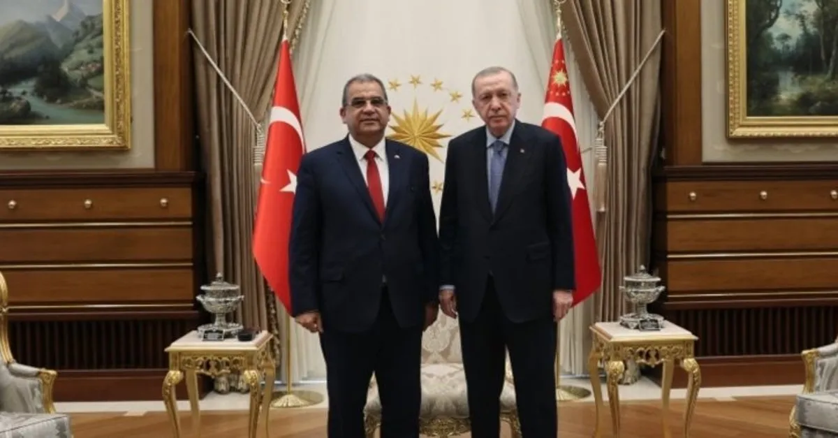 Başkan Erdoğan Külliye'de KKTC Başbakanı Faiz Sucuoğlu'nu kabul etti