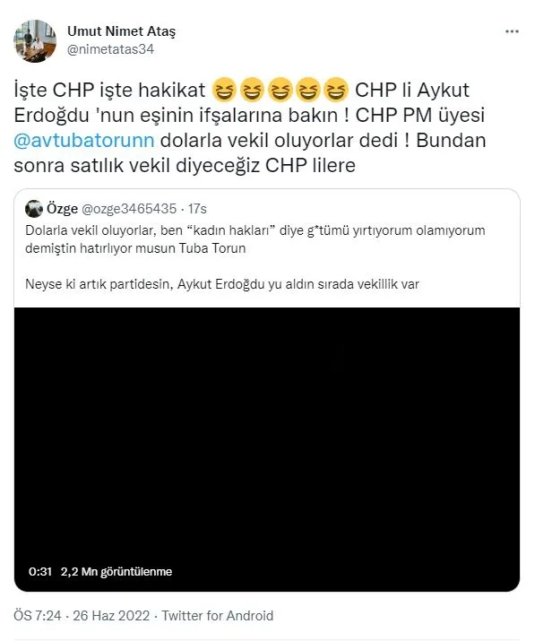 'Ses' bombaları peş peşe patladı! Aykut Erdoğdu'nun eşi Tuba Torun'un işaret ettiği 'Dolarla vekil olan CHP'liler' kim?-9