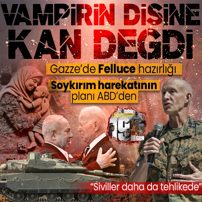 Gazzede Felluce hazırlığı! Soykırımcı İsrailin harekat planını Orta Doğu kasabı Glynn hazırlayacak: Siviller daha da tehlikede