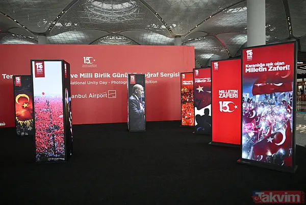 İstanbul Havalimanı'nda "15 Temmuz Demokrasi ve Milli Birlik Günü" sergisi açıldı | Ne zaman kadar sürecek? - 7