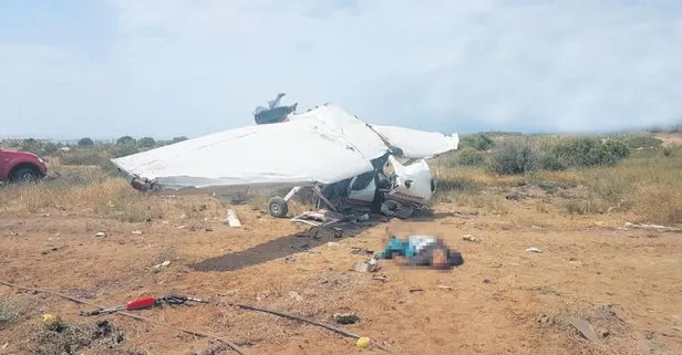 Antalya’da eğitim uçağı düştü! 2 kişi öldü, 1 kişi ağır yaralandı