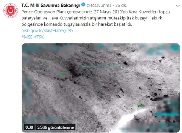 Son dakika: Kuzey Irak'a hava ve kara harekatı-4