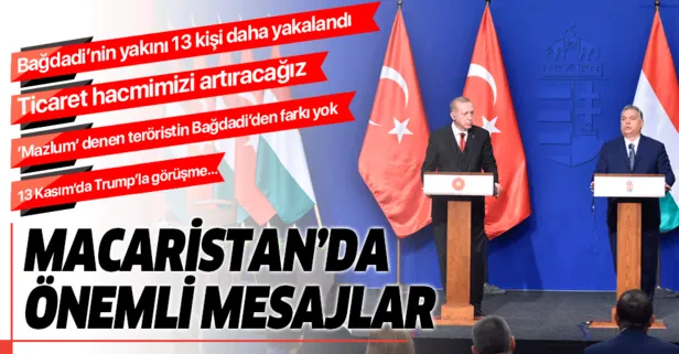 Başkan Erdoğan ile Macaristan Başbakanı Viktor Orban’dan ortak basın toplantısı