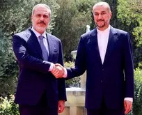 Dışişleri Bakanı Hakan Fidan İranlı mevkidaşı Abdullahiyan ile bir araya geldi