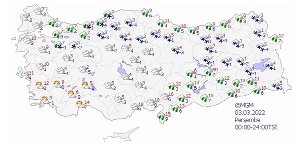 HAVA DURUMU | Kar yağışı geri geliyor! İstanbul ve Ankara için çok kritik uyarı! 27 Şubat - 3 Mart-15