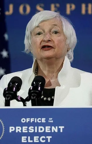 Joe Biden'ın Hazine Bakanı adayı Janet Yellen faiz oranlarının düşük düzeylerde kalacağı sinyalini verdi