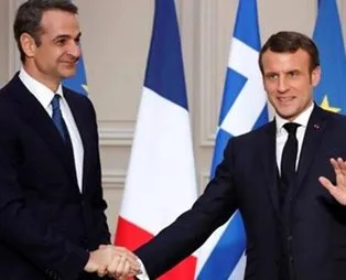 Yunanistan Başbakanı Miçotakis ile Fransa Cumhurbaşkanı Macron'dan Doğu Akdeniz görüşmesi