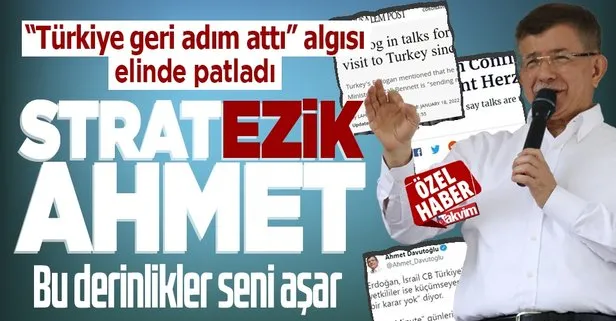 İsrail Cumhurbaşkanı Isaac Herzog’un olası Türkiye ziyareti stratejik derinliklerde kaybolan Davutoğlu’nu çarptı