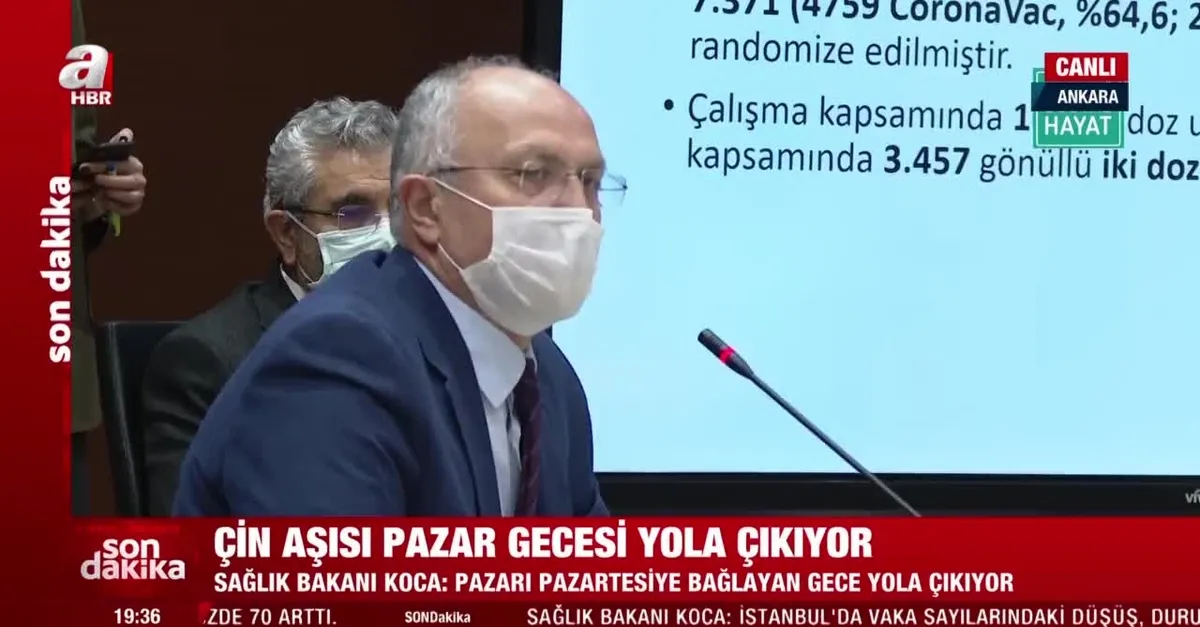 Bilim Kurulu üyesi Çin aşısının güvenilirliğini açıkladı: Aşının koruyuculuğu %91.25 oranında